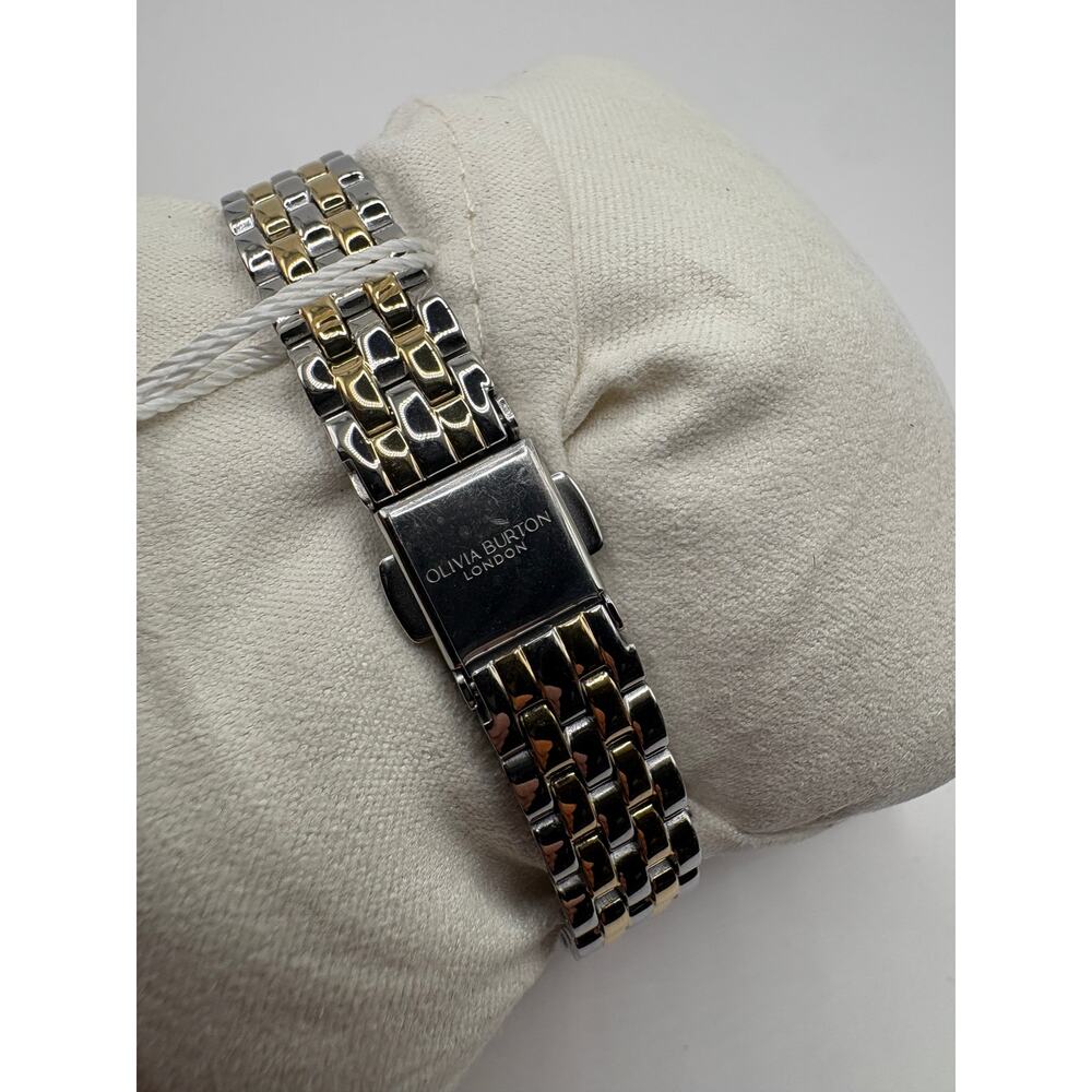 Olivia Burton Women's Grosvenor Mini Two-Tone Bracelet Watch, 20mm - Picture 5 of 13